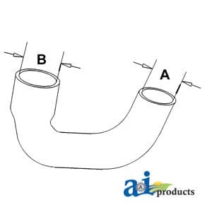 1275081C1 - Radiator Hose, Upper - Image 1