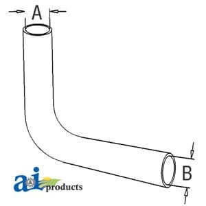 1860374M2 - Radiator Hose, Lower - Image 1