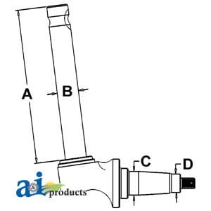 3125872R91 - Spindle (RH/LH) - Image 1