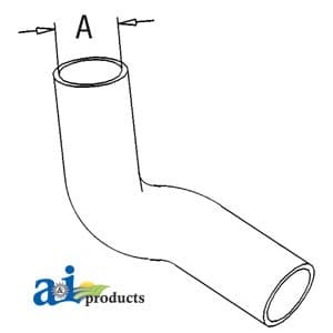 3596204M1 - Radiator Hose, Top - Image 1
