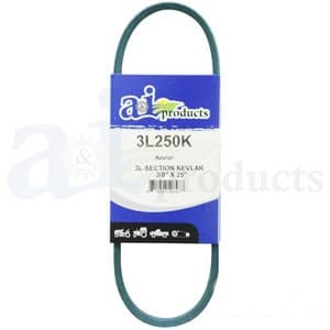3L250K - Aramid Blue V-Belt (3/8" X 25" )