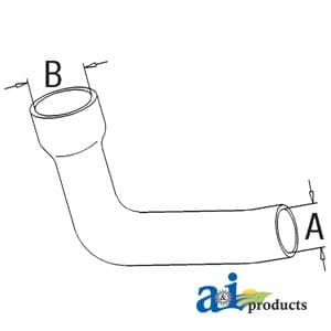 532541M2 - Radiator Hose, Bottom - Image 1