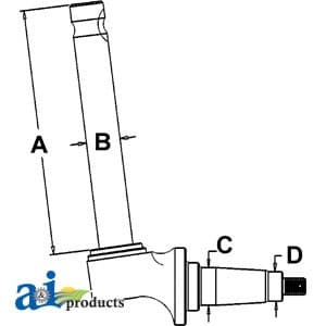 67526C91 - Spindle (RH/LH) - Image 1