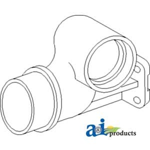 740695M1 - Adapter, Exhaust Outlet - Image 1