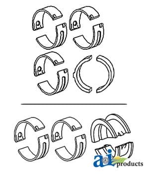 830511M91 - Bearing Set, Main (Std, set of 3) - Image 1