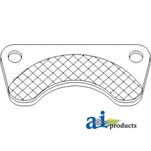 86502677 - Brake Pad, Parking Brake (1 Side Lined) - Image 1