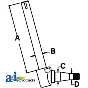 883569M93 - Spindle (RH) - Image 1