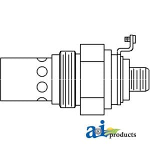893501M1 - Heater Plug, Thermostat Burner w/ Thread Connector