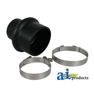 954030 - Centri Rubber Hump Hose Reducer w/ 2 Clamps 4"-3"