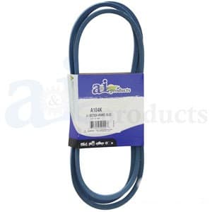 A104K - Aramid Blue V-Belt (1/2" X 106" )