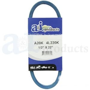 A20K - Aramid Blue V-Belt (1/2" X 22" )
