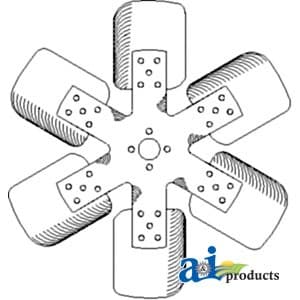 A23106 - Fan, 6 Blade