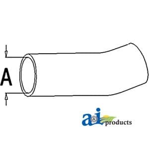 A59864 - Radiator Hose, Upper - Image 1