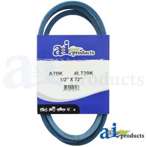 A70K - Aramid Blue V-Belt (1/2" X 72" )