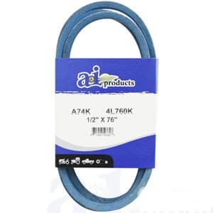 A74K - Aramid Blue V-Belt (1/2" X 76" )