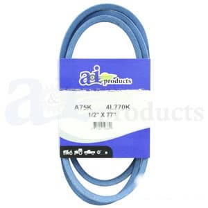 A75K - Aramid Blue V-Belt (1/2" X 77")