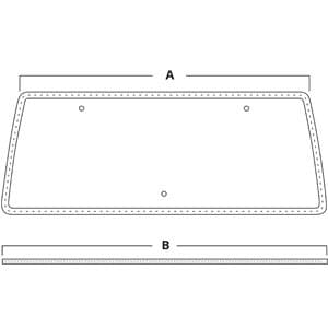 AM137460 - Glass, Rear - Image 1