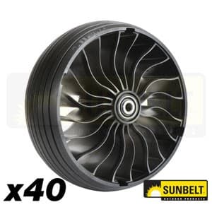 B152441TWB - 13x6.5N6 X-TWEEL TURF CASTER 3/4" ID, BULK #40