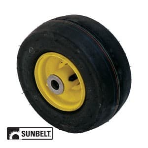 B1FP102 - WHEEL-SMOOTH, 9X3.5X4, YELLOW, FP - Image 1