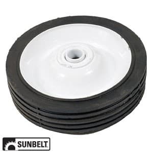 B1SB273 - WHEEL-DECK, 5X1.25, RIBBED, STEEL, WHITE