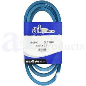 B69K - Aramid Blue V-Belt (5/8" X 72" )