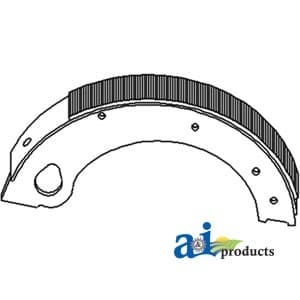 C5NN2218E - Brake Shoe w/ Lining - Image 1