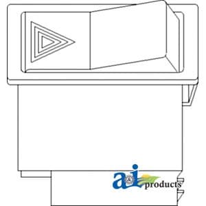 E4NN13A350AA - Switch Assembly, Hazard Warning - Image 1