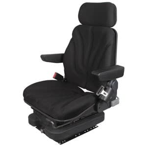 F10A4000 - Seat, F10 Series, Low Pro Air Suspension, Black Cloth - Image 1