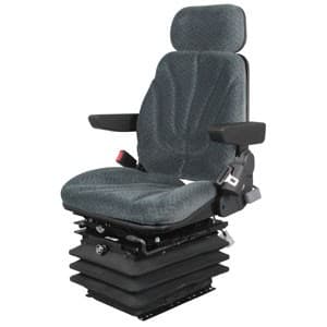 F10A6035 - Seat, F10 Series w/ Isolator, Air Suspension, Gray Cloth