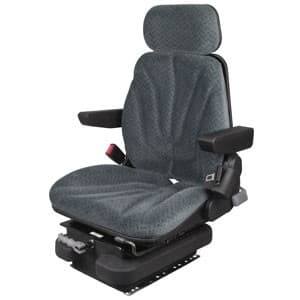 F10M4105 - Seat, F10 Series, Low Pro Mechanical Suspension, Gray Cloth - Image 1