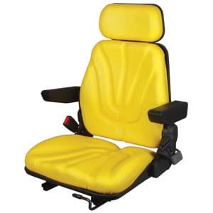F10ST2010 - Seat, F10 Series, Slide Track, Yellow Vinyl