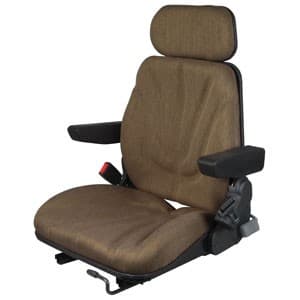 F10ST2030 - Seat, F10 Series, Slide Track, Brown Cloth