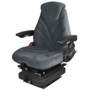 F20A5035 - Seat, F20 Series w/ Isolator, Low Pro Air Suspension, Gray Cloth - Image 1