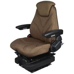 F20A5042 - Seat, F20 Series w/ Isolator, Low Pro Air Suspension, Brown Cloth