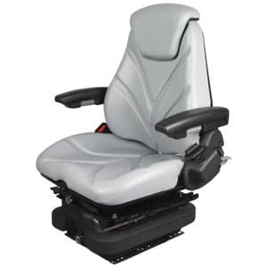 F20A5050 - Seat, F20 Series w/ Isolator, Low Pro Air Suspension, Gray Vinyl