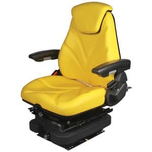 F20A5055 - Seat, F20 Series w/ Isolator, Low Pro Air Suspension, Yellow Vinyl