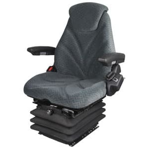 F20A7005 - Seat, F20 Series, Air Suspension, Gray Cloth - Image 1