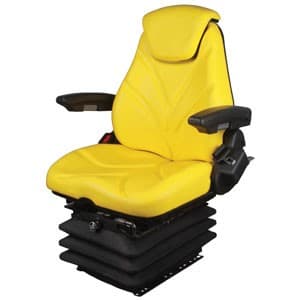 F20A7025 - Seat, F20 Series, Air Suspension, Yellow Vinyl