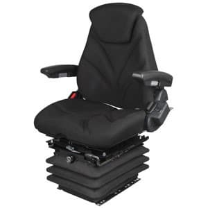 F20A7030 - Seat, F20 Series w/ Isolator, Air Suspension, Black Cloth