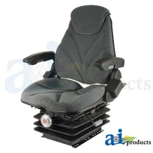 F20M255 - Seat, F20 Series, Mechanical Suspension / Arm Rest / Head Rest / Gray Cloth
