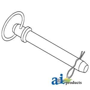 HPL110 - Hitch Pin, Machined, 1 1/8" x 6 1/4" - Image 1