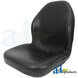 LGT125BL - Seat, Lawn & Garden, UTV, Tractor, Skidsteer, Black Vinyl