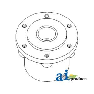 R109453 - Hub, Front Wheel, 6 Bolt - Image 1