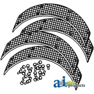 RE235937 - Brake Lining w/ Rivets - Image 1