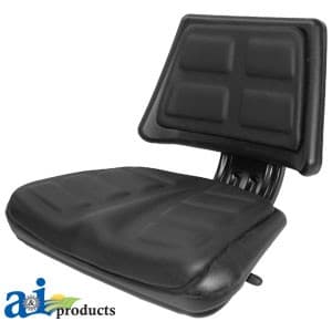 T110BL - Seat, Universal w/ Trapezoid Back, BLK - Image 1