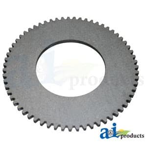 1026555M1 - Clutch Plate: 10.75" OD, 5.375" ID, 63 ext. teeth, fiber machine clutch