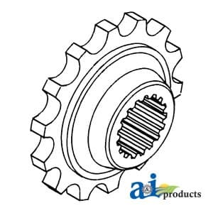 107416A - Coupler Sprocket, Rear - Image 1