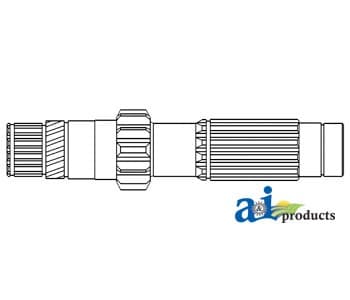 189391M92 - Countershaft, Multipower Transmission - Image 1
