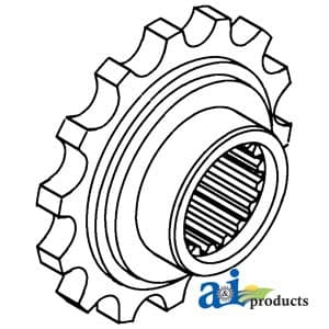 303143856 - Coupler Sprocket, Front - Image 1