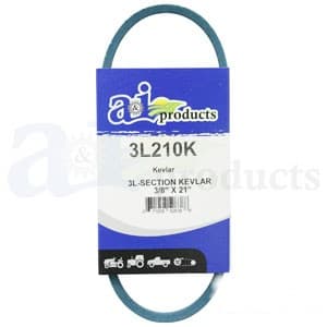 3L210K - Aramid Blue V-Belt (3/8" X 21" )